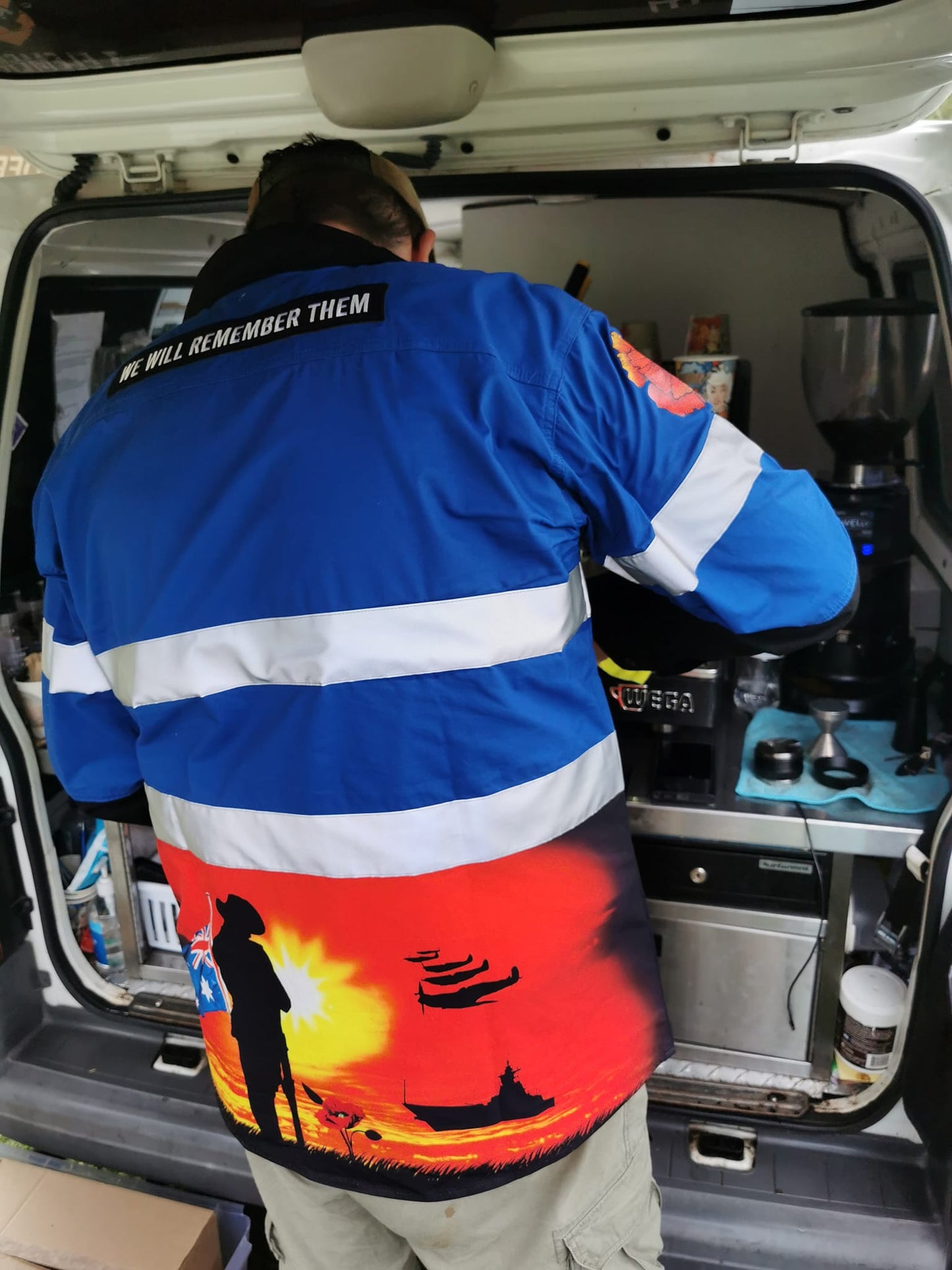 Courage Blue Hi Vis Workshirt