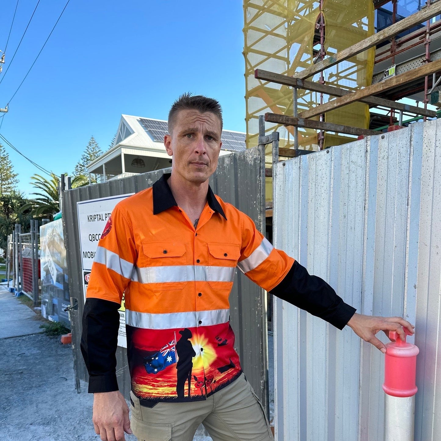 Courage Orange Day/Night Hi Vis Workshirt