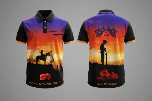 Remembrance Sunrise Polo Shirt - Limited