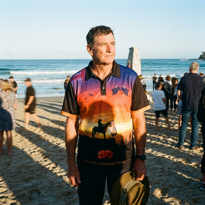 Remembrance Sunrise Polo Shirt - Limited
