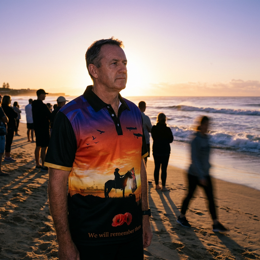 Remembrance Sunrise Polo Shirt - Limited