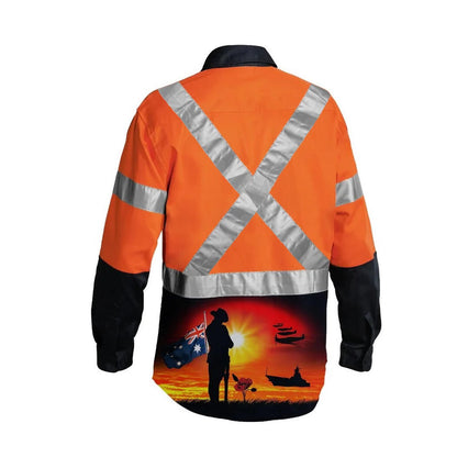 Lest We Forget Day/Night Hi Vis Rail Workshirt